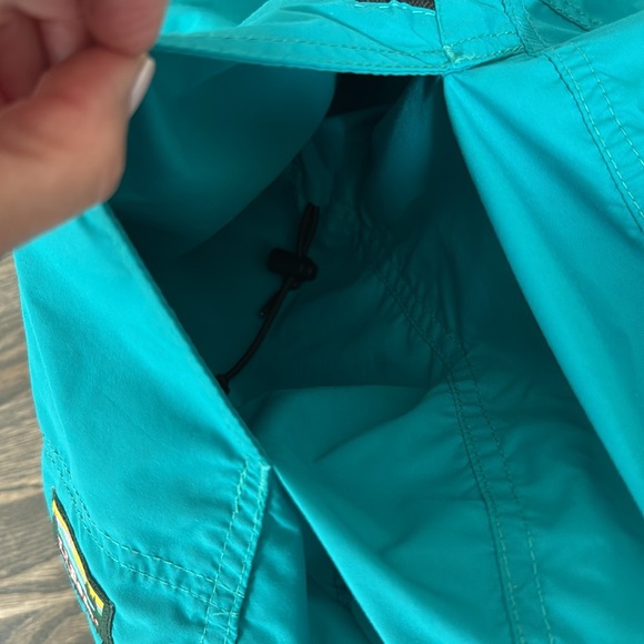 Vintage L.L. Bean Windbreaker Women’s Anorak Pullover Teal Outdoor‎ Hiking Ski M - Picture 14 of 17